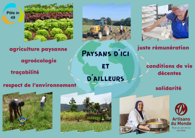 Quinzaine du commerce équitable : un stand au marché bio Pôle in 49