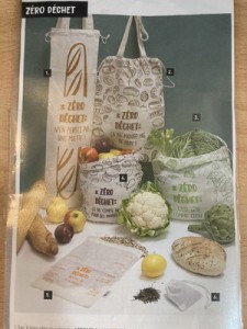 Zéro déchet - sacs en tissu - pour les courses au quotidien
